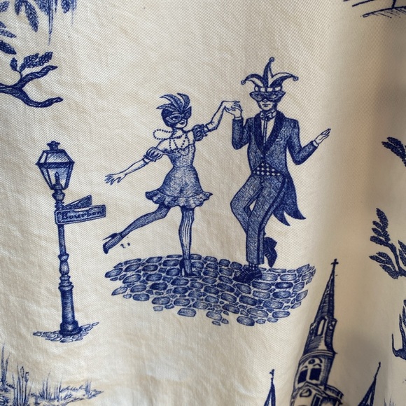 Katie Kime New Orleans Toile pajama top - Picture 12 of 15